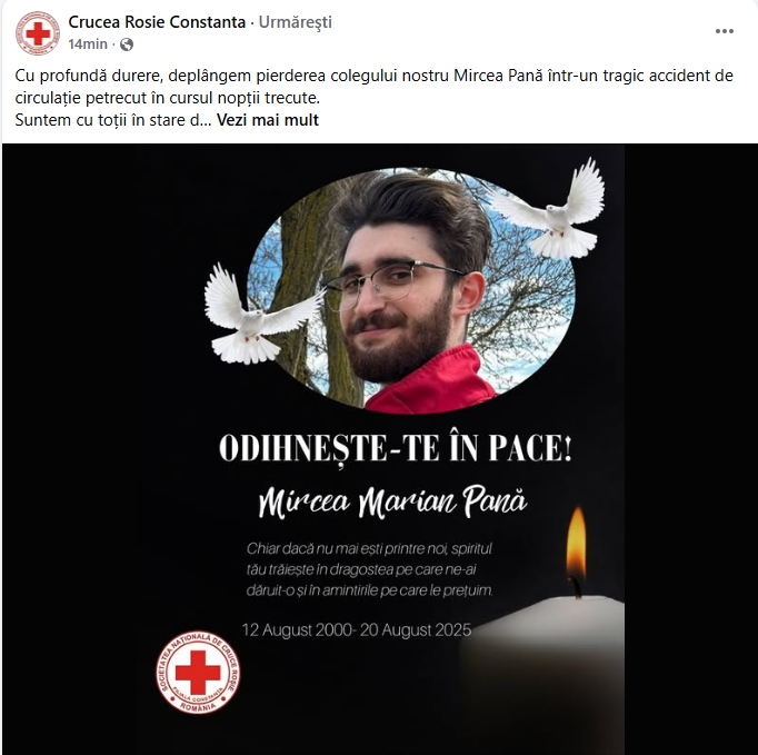tânăr decedat Lumina