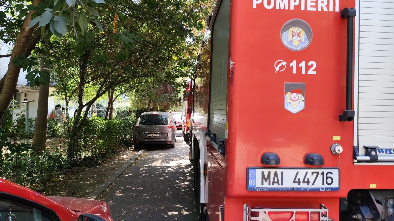 Incendiu în Tuzla! O locuință a fost cuprinsă de flăcări