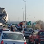 Doi copii de 7 și 10 ani au ajuns la spital după un accident la intrare pe A4, în sensul giratoriu de la Agigea
