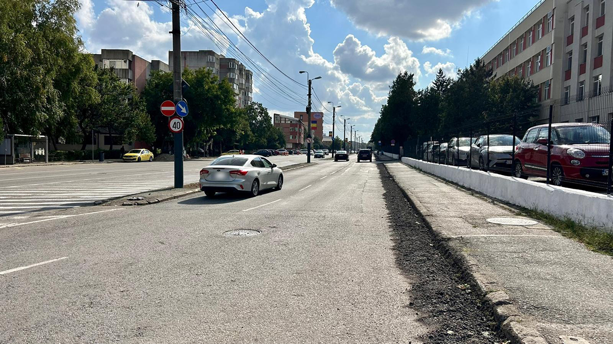 Traficul rutier va fi parțial retricționat între strada Fulgerului și strada Baba Novac