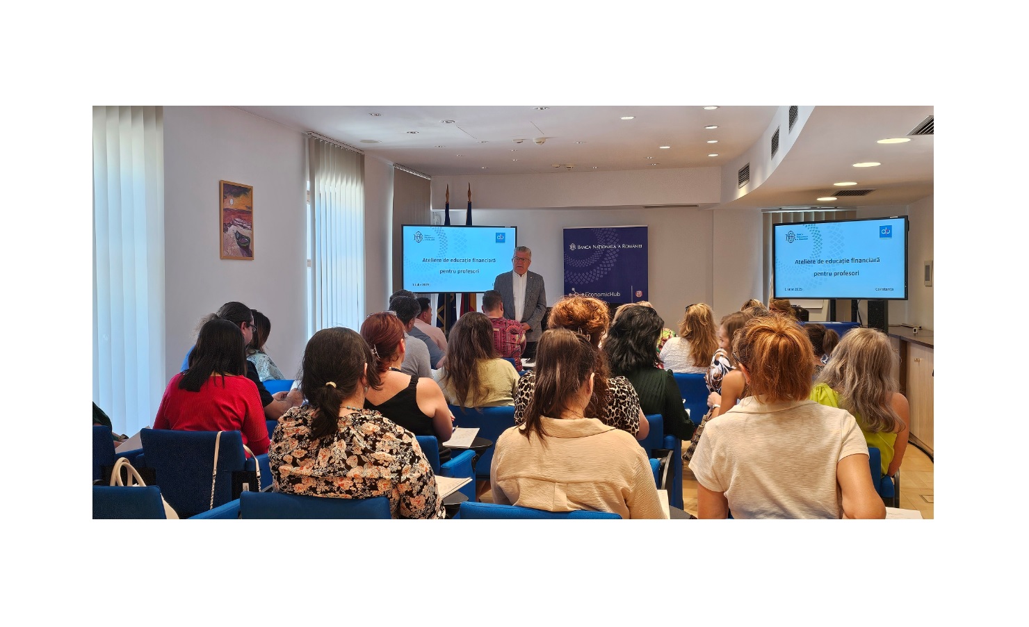 Două sesiuni ale Atelierelor de Educație Financiară, organizate la Sucursala BNR Constanța pentru cadrele didactice