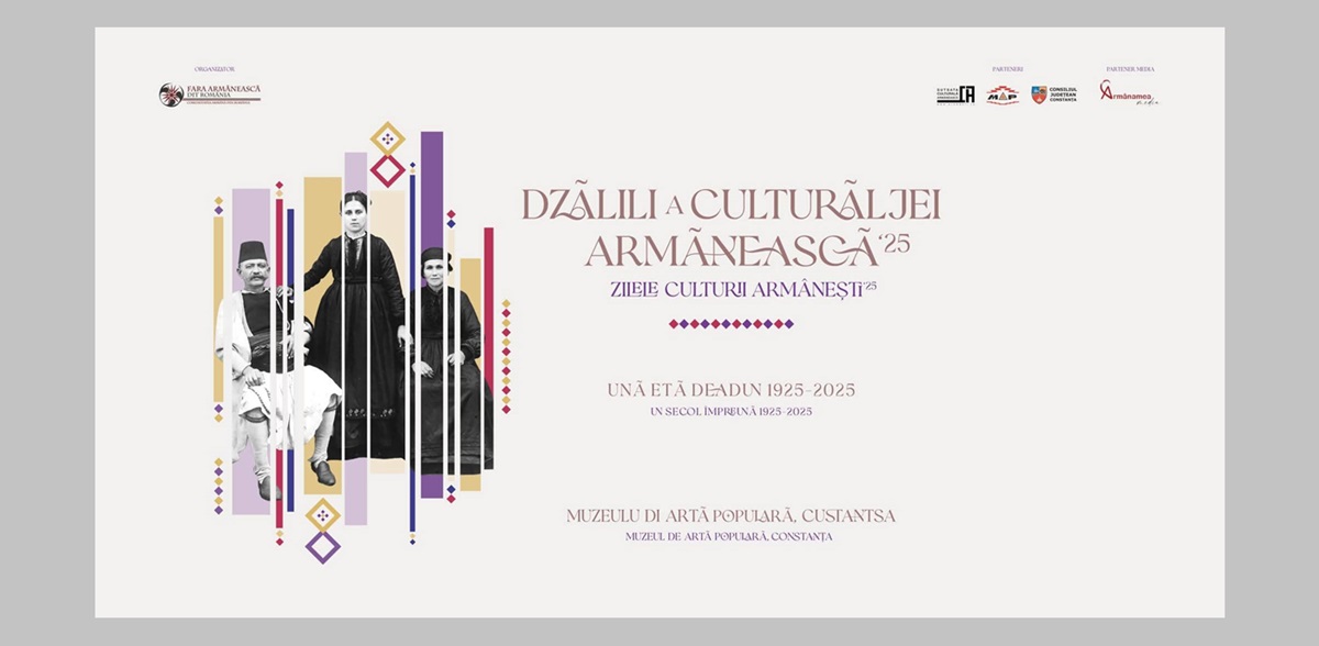 Asociația Comunitatea Armână din România organizează simpozionul intitulat 1925 - 2025: Un secol împreună, ce încheie manifestările dedicate Zilelor Culturale Armânești. Iată unde va avea loc