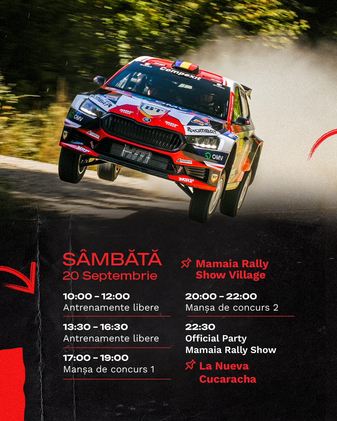 Mamaia Rally Show - program sâmbătă