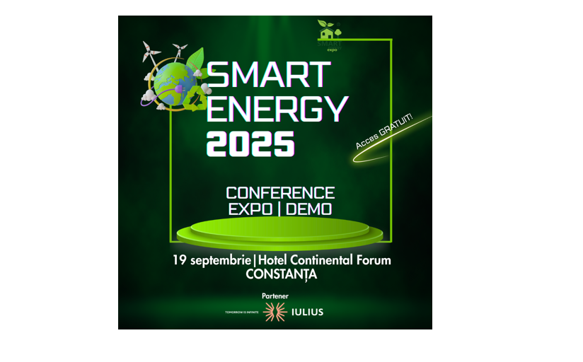 Constanța devine hub al inovației în energie pe 19 septembrie, la Smart Energy 2025