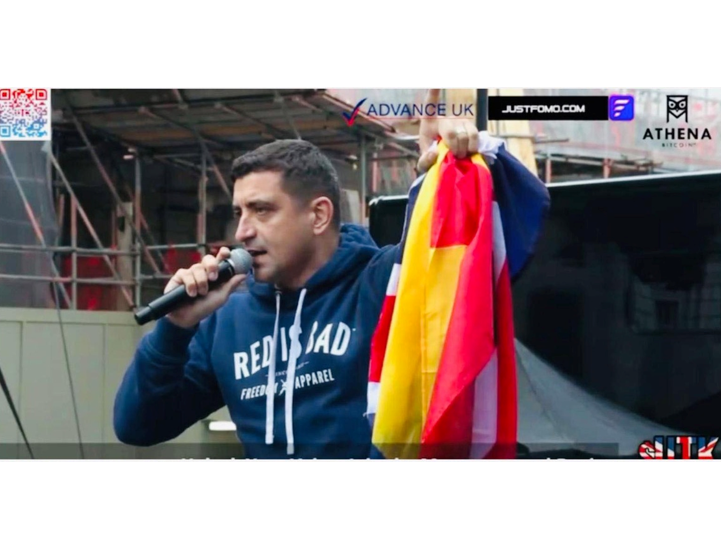 George Simion, amenințat pe rețelele sociale după participarea la mitingul anti-imigrație de la Londra. AUR a depus plângere penală
