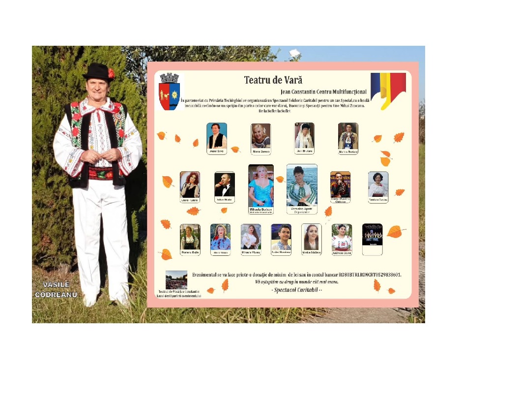 Spectacol folcloric caritabil la Techirghiol: comunitatea se unește pentru Mihai Zancanu