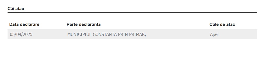 Radu Mazăre Municipiul Constanța prin Primar