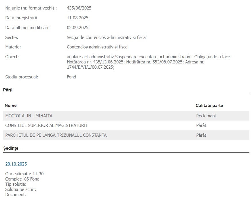 procuror suspendat proces