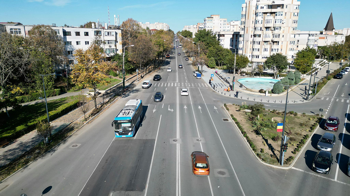 Trafic rutier restricționat TOTAL pe bulevardul Tomis