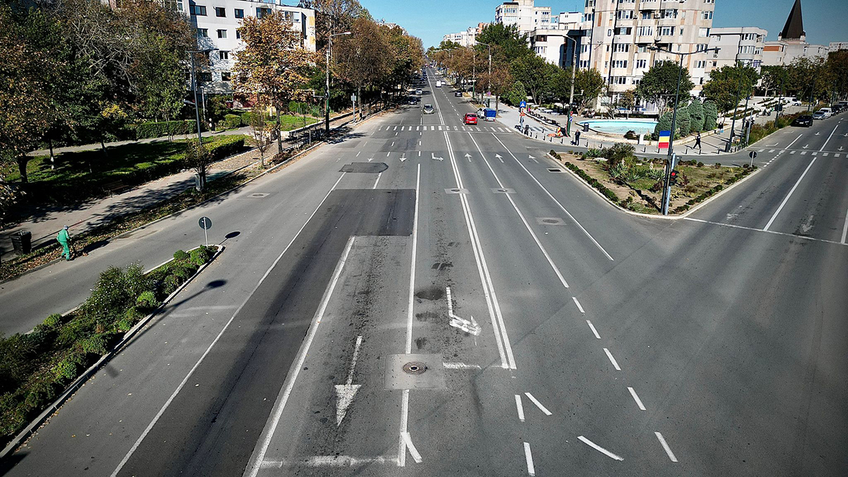 Trafic rutier restricționat TOTAL pe bulevardul Tomis