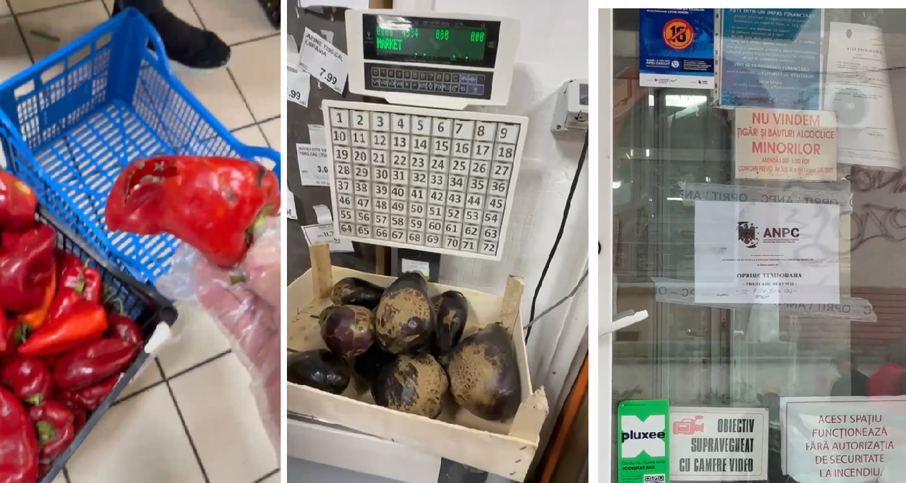 FOTO VIDEO Magazinul Alfa Beta din Tomis 3, închis temporar de Protecția Consumatorilor: ce nereguli au constatat inspectorii