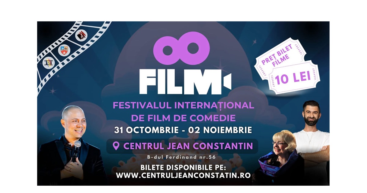 Centrul Cultural Județean Teodor T. Burada organizează cea de-a doua ediție a Festivalului Internațional de Film de Comedie! Vezi aici programul complet