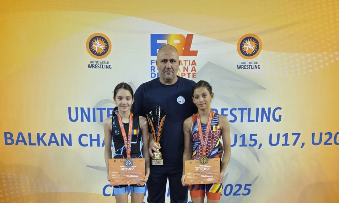 FOTO Primăria Cumpăna apreciază public performanța de excepție a sportivelor Toroancă Damian Luiza și Alexia Gavrilă: Aur și argint pentru CS Victoria la Campionatul Balcanic de Lupte!