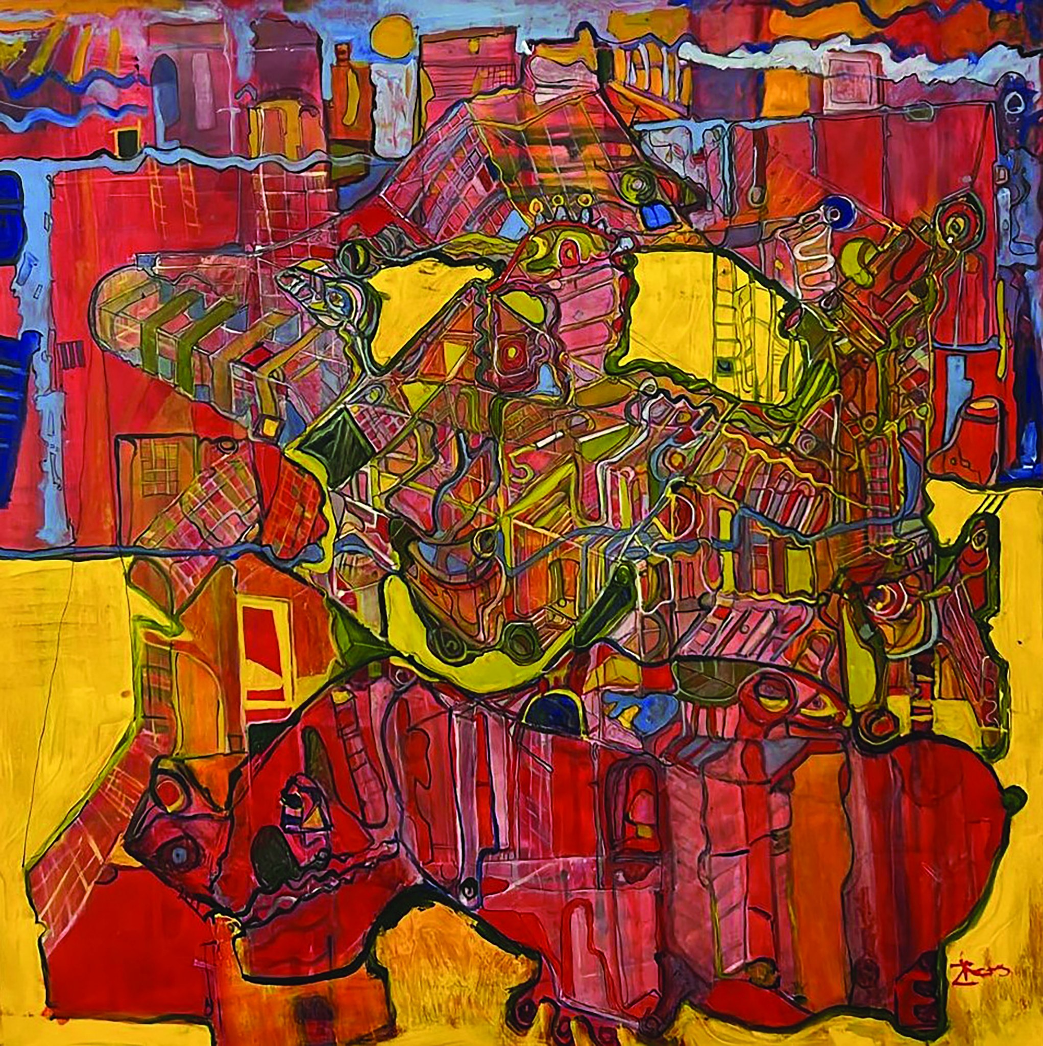 Christian Zidros „Rinocerul roșu”