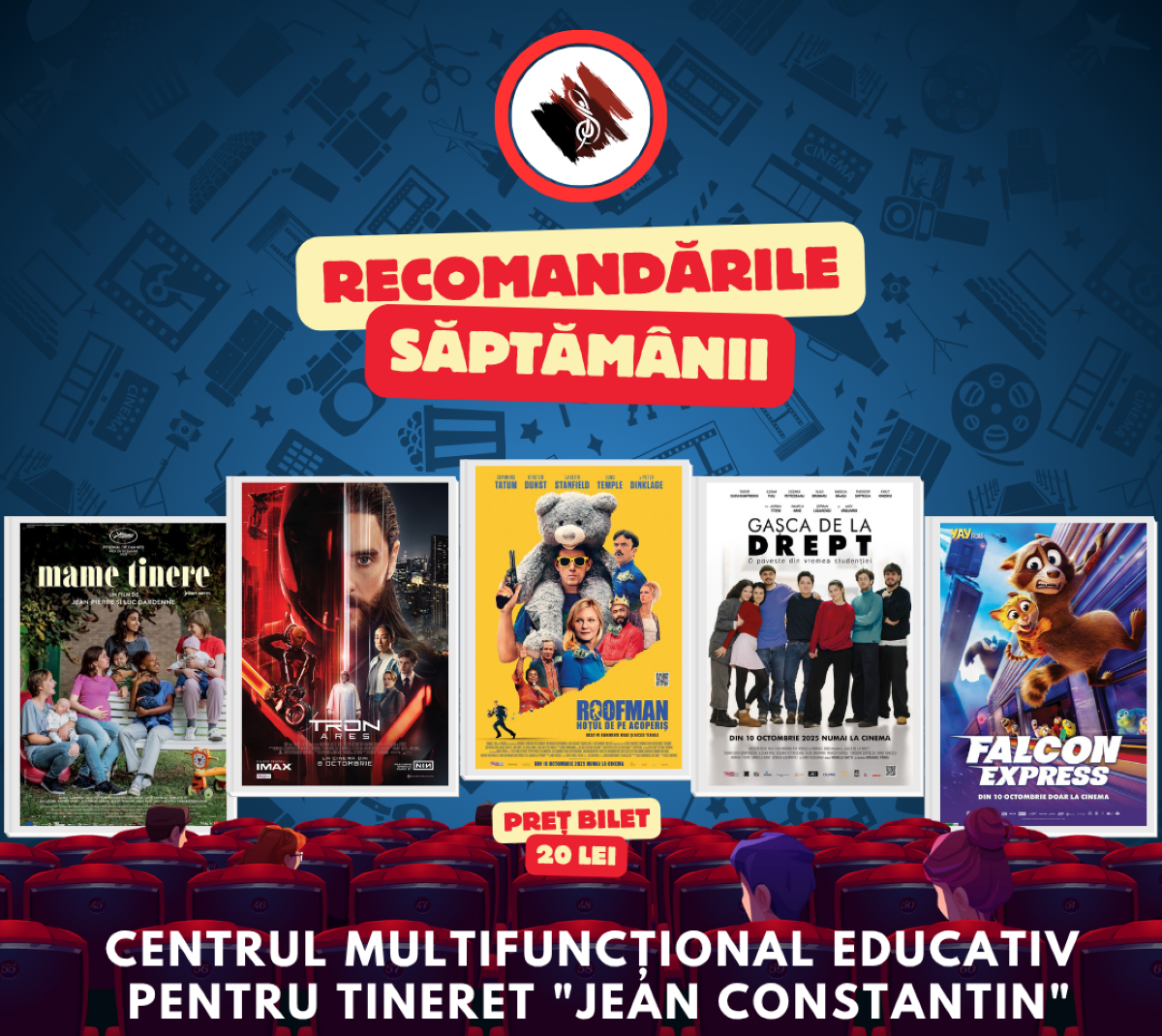 Centrul Cultural Județean Teodor T. Burada aduce la Constanța cele mai noi producții cinematografice