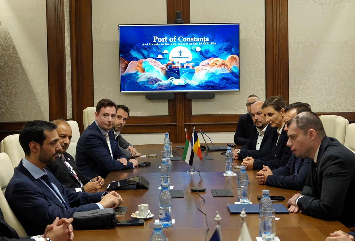 FOTO Posibile investiții în Portul Constanța ale Abu Dhabi Ports, unul dintre cei mai mari operatori portuari din Emiratele Arabe Unite