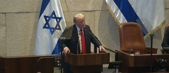 Donald Trump, în fața Parlamentului Israelian: nu este doar sfârşitul unui război, sunt zorii istorici ai unui nou Orient Mijlociu