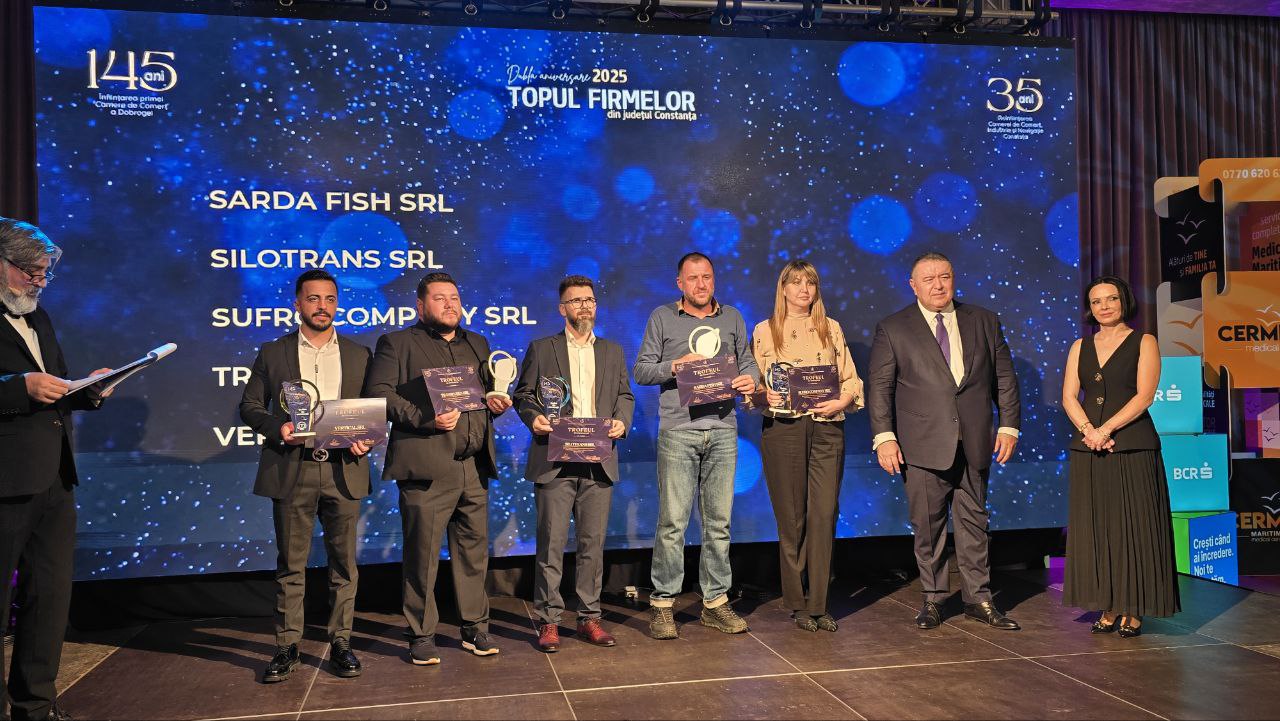 LIVE FOTO VIDEO Topul Firmelor din Județul Constanța 2025, ediție aniversară, organizată de CCINA. Iată ce trofee sunt oferite și cine este prezent