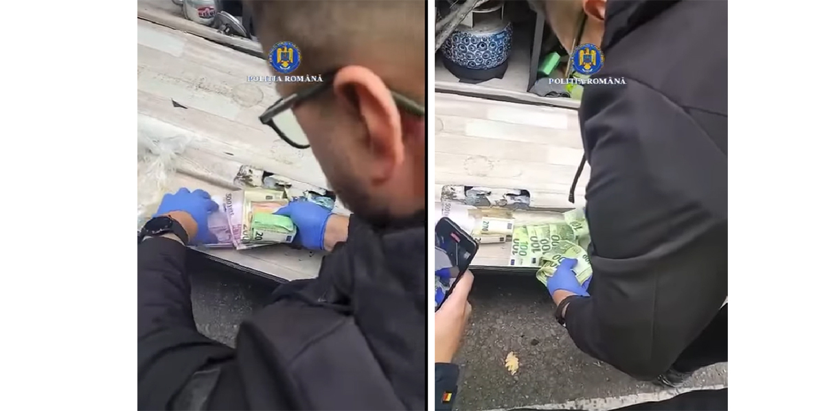 VIDEO Un șofer de TIR a sunat la 112 să anunțe că a fost rănit și tâlhărit de 6.000 de euro. Locul INCREDIBIL unde au găsit polițiștii banii