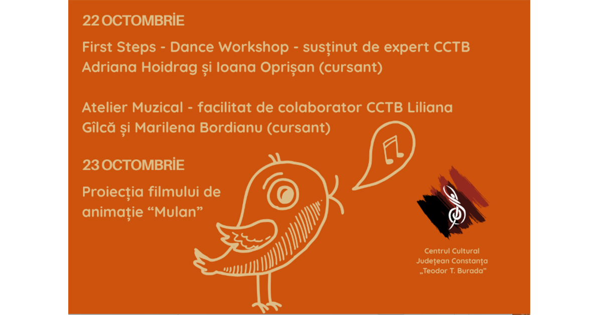 Centrul Cultural Județean Constanța Teodor T. Burada transformă Școala Altfel într-o experiență a creativității pentru micuții Grădiniței Zubeyde Hanim