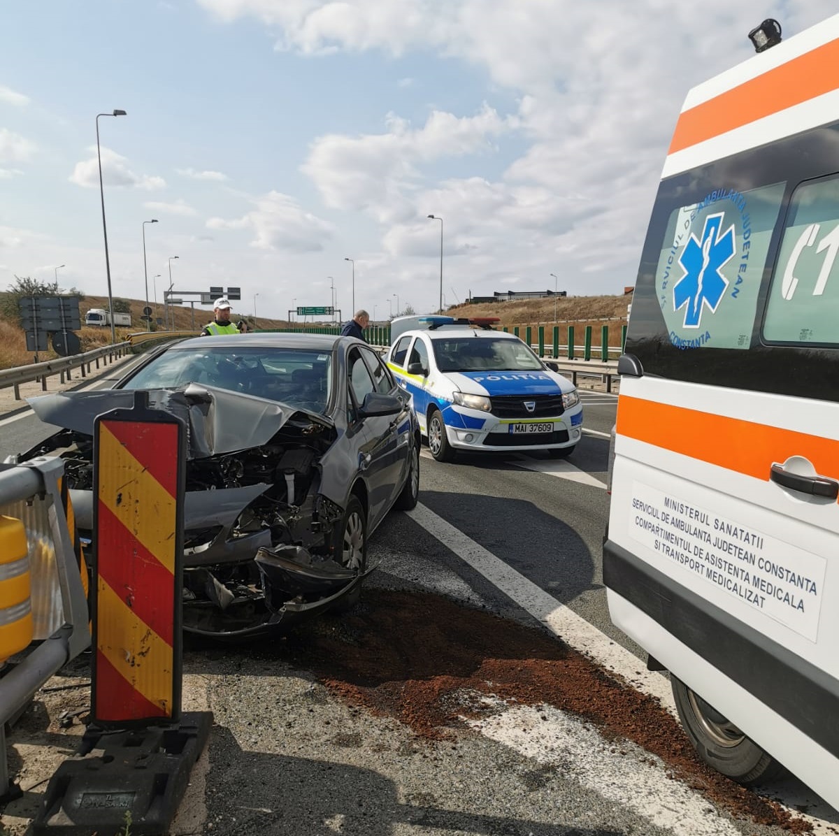 A4 accident-autostrada-a4-politia-politie-saj-amulanta-serviciul-de-ambulanta-SAJ-Cta