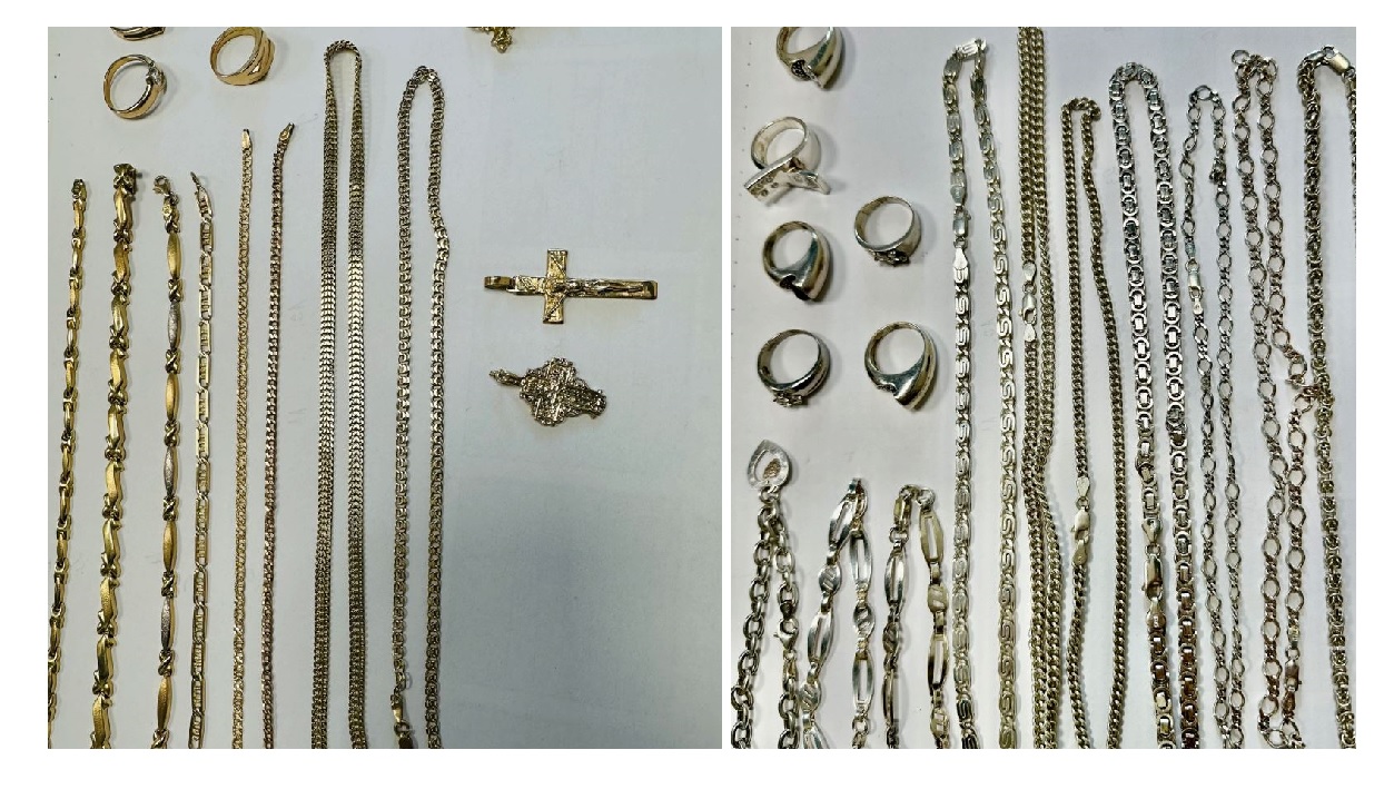 FOTO Bijuterii de aur și argint, de peste 170.000 lei: ANAF Constanța organizează licitații publice pentru valorificarea a zeci de bunuri confiscate