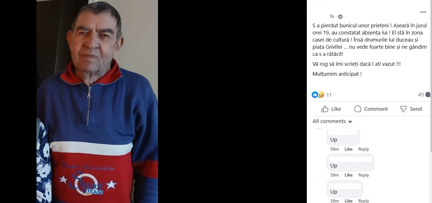 Mămicile constănțene bunic pierdut