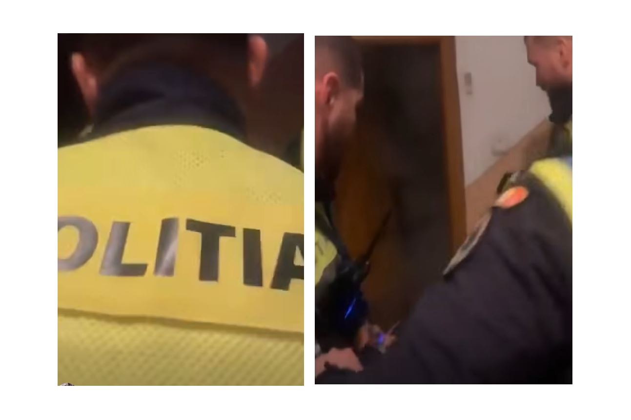 Erou în uniformă: polițistul Ovidiu Manda l-a salvat pe bărbatul blocat în apartamentul cuprins de flăcări de pe strada Badea Cârțan