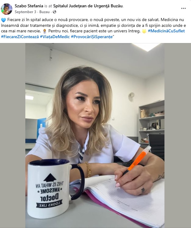 spital medic Ștefania Szabo Spitalul Județean de Urgență Buzău