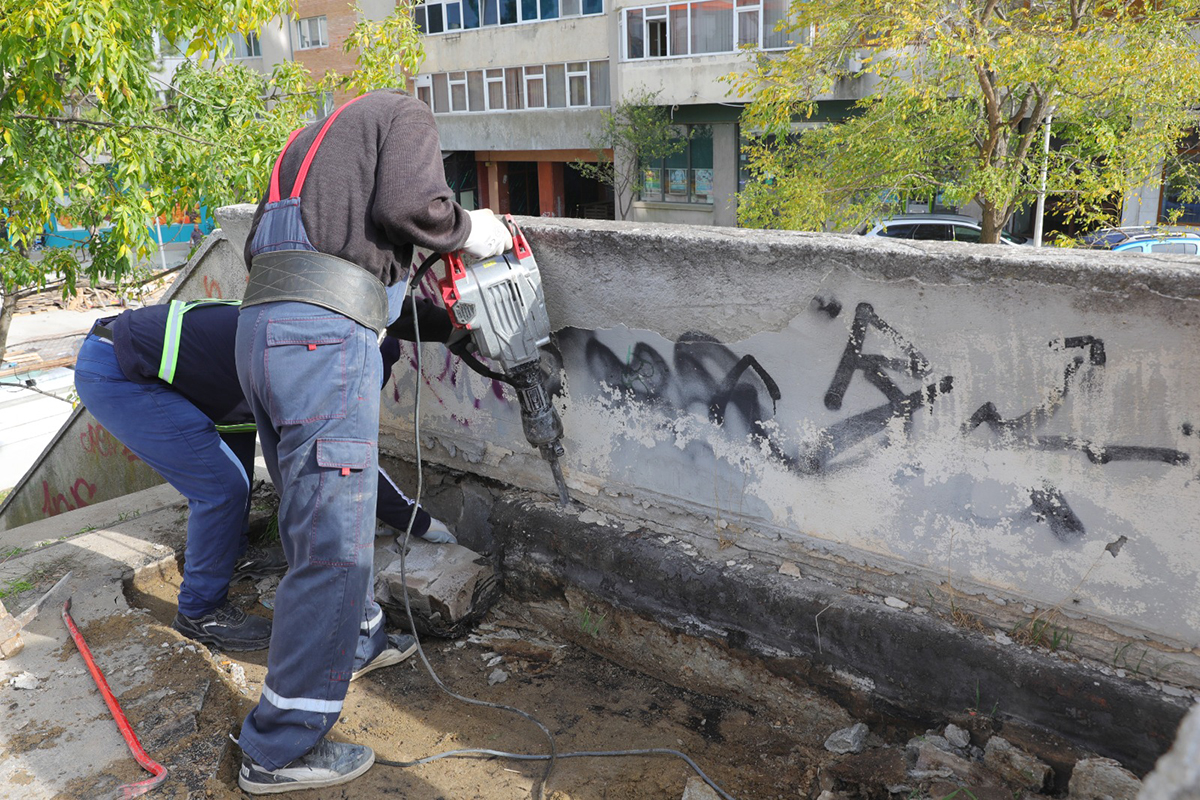 zona Boema continuă lucrările de reparații și reamenajări