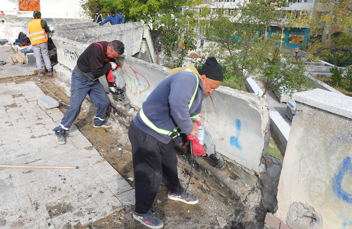FOTO Primăria Constanța: Cum arată zona Boema, în timpul lucrărilor de reparații și reamenajări