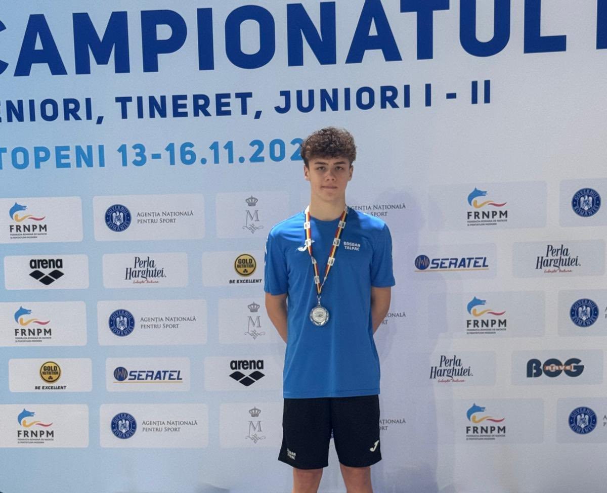 Înotătorul Bogdan Talpac din Cumpăna strălucește în competițiile naționale