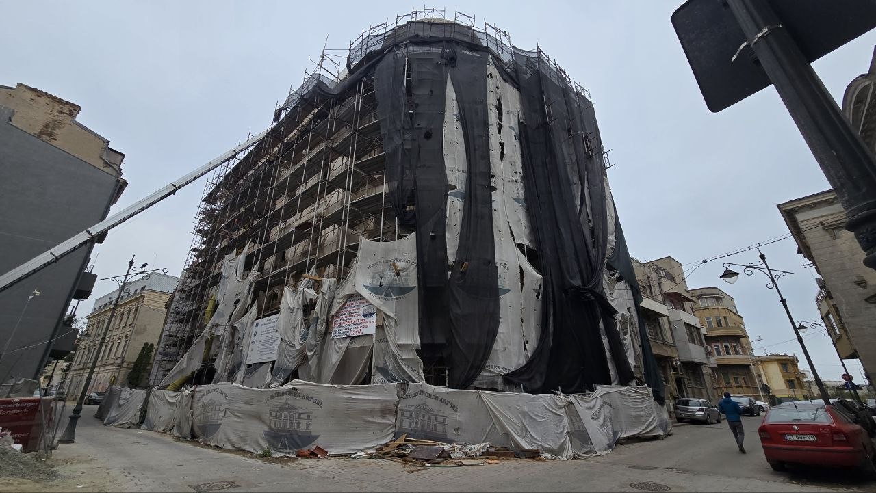 Casa Embiricos, de la ruină la hub de afaceri! Bau Klincher Art trebuie să termine lucrările până la finalul anului. Ce a mai rămas de făcut