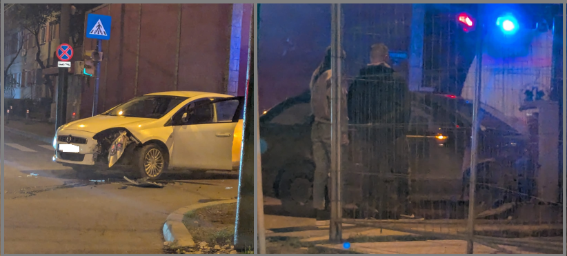 Două autoturisme s-au ciocnit în zona Cimitirului Central din Constanța
