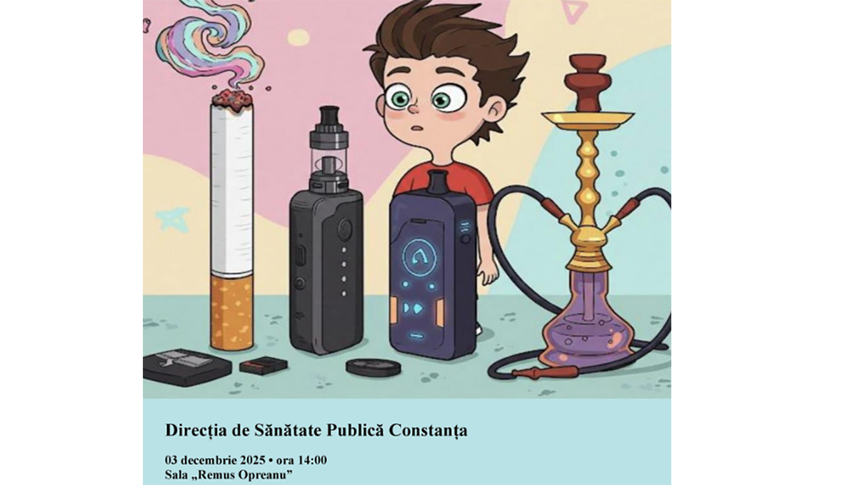 Fără tutun în școala mea: Eveniment împotriva fumatului în școli, organizat de DSP Constanța