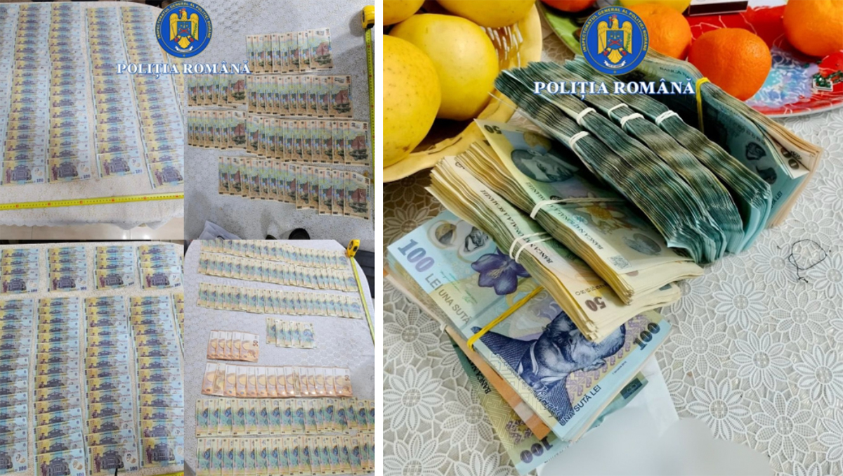 FOTO VIDEO Sume de bani COLOSALE și substanțe interzise, găsite de mascați la domiciliile unor importatori de flori din Olanda