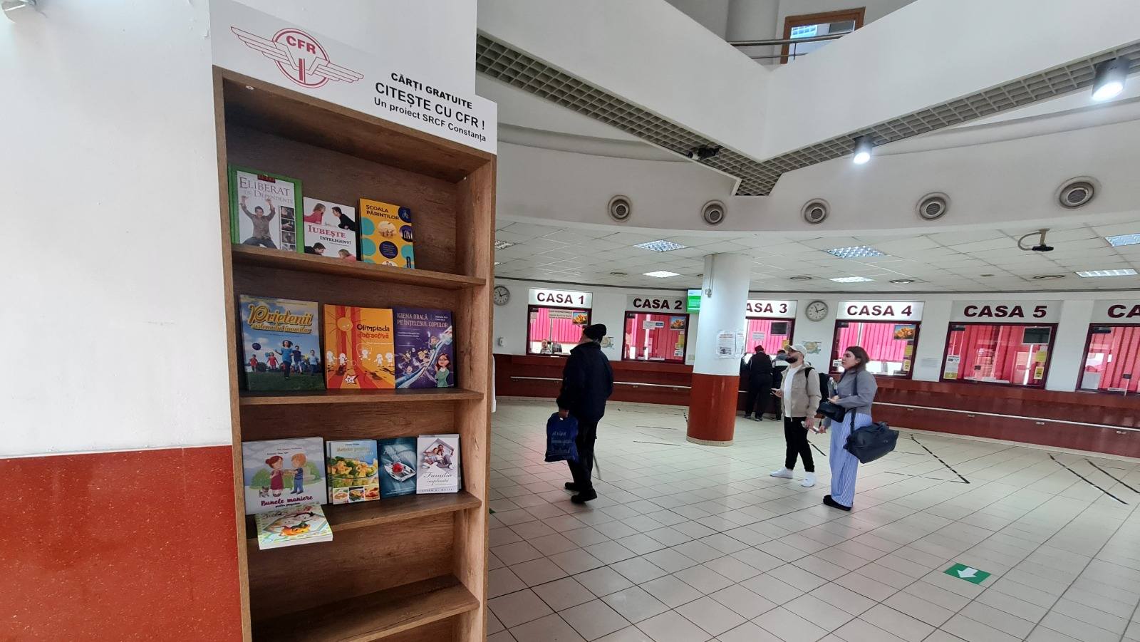 Librăria Sola Scriptura din Constanța s-a alăturat proiectului intitulat Biblioteca din Gară - Citește cu CFR punând GRATUIT la dispoziție cărți despre sănătate