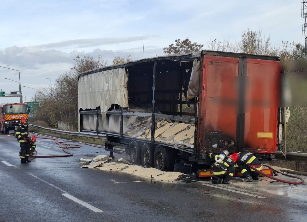 A2 incendiu TIR