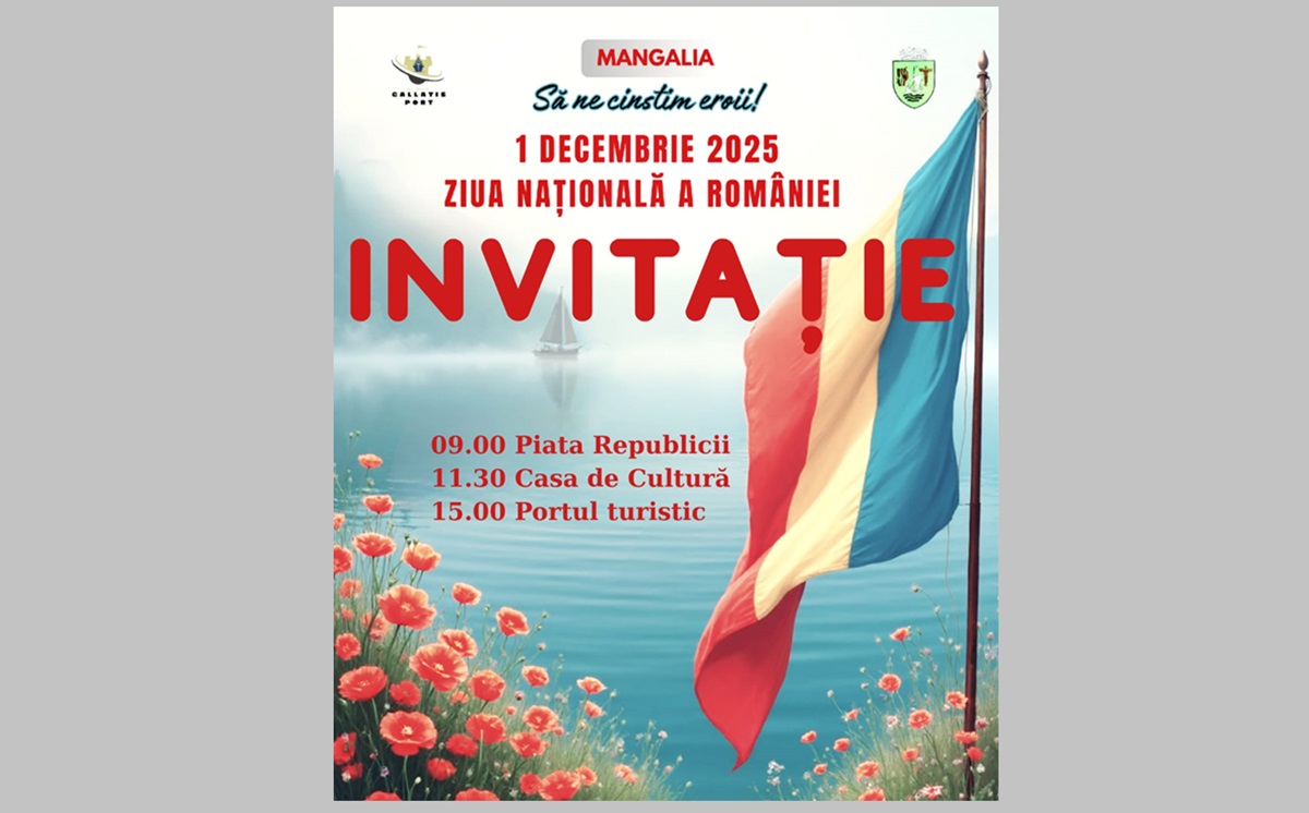 Activități speciale de 1 Decembrie, la Mangalia, organizate de Asociația Clubul Sportiv Callatis Port și primărie! Vezi aici programul completul