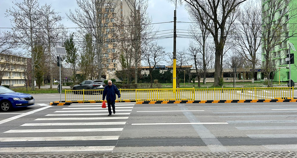 Nou scuar median pe bulevardul Mamaia