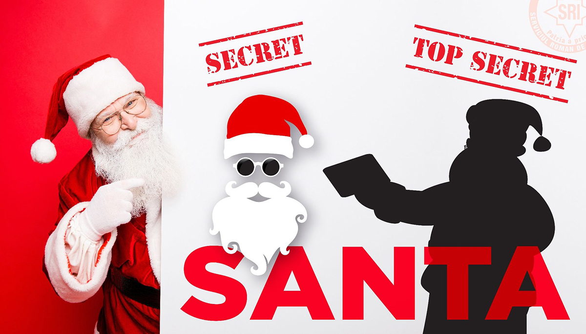 Serviciul Român de Informații, mesaj amuzant de Moș Crăciun: Secret Santa/Top Secret Santa