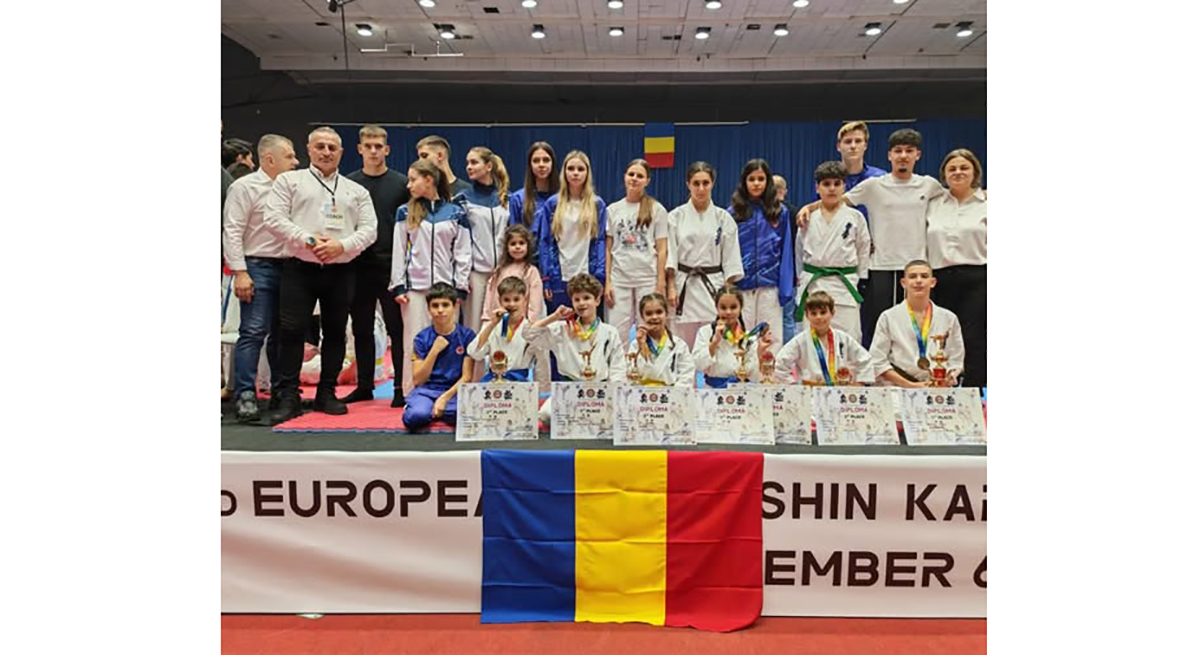 Sportivii Clubului Sportiv Oyama Constanța s-au clasat pe primele locuri ale podimului Cupei Europene de Karate Kyokushin