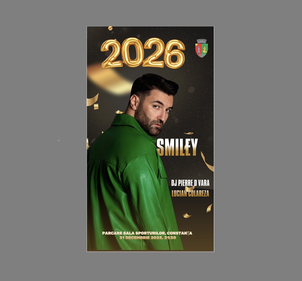 Revelion 2026 la Constanța! Punctul zero al distracției, în parcarea de la Sala Sporturilor. DJ Pierre D'Vară, Smiley și Lucian Colareza vor încinge atmosfera