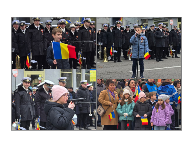 VIDEO Elevii constănțeni au adus emoție și patriotism la ceremonialul dedicat Zilei Naționale a României