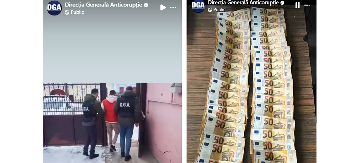 VIDEO Un polițist a REFUZAT o mită de 2.000 de euro: Banii ar fi trebuit să scape un bărbat de un dosar penal