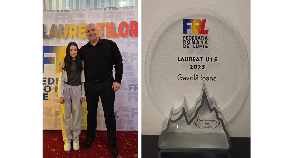 Comuna Cumpăna, în ELITA luptelor românești: Ioana Gavrilă, desemnată printre primii 16 sportivi ai anului 2025