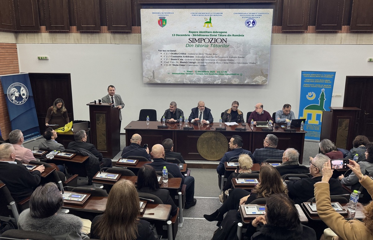 UDTTMR păstrează tradiția: Conferința intitulată Din istoria tătarilor a deschis proiectul Repere identitare dobrogene dedicat Sărbătorii Etniei Tătare din România