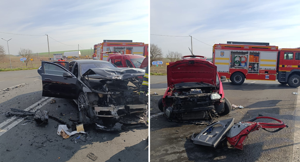 UPDATE O familie de medici din Constanța, implicată în accidentul GRAV cu 10 victime de pe DN2A, la Hanul Morilor! Mobilizare impresionantă de forțe
