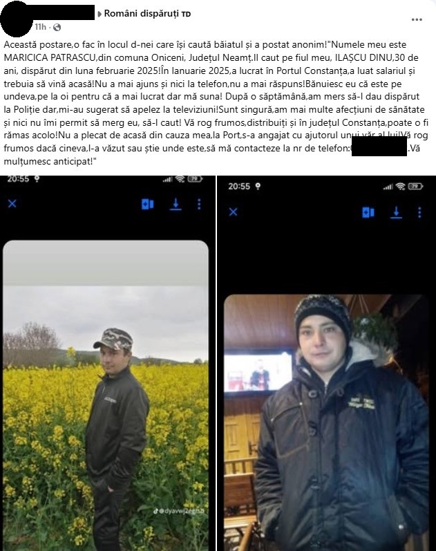 Portul Constanța tânăr dispărut