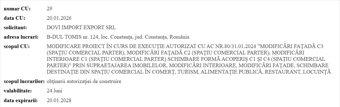 Dovi certificat de urbanism